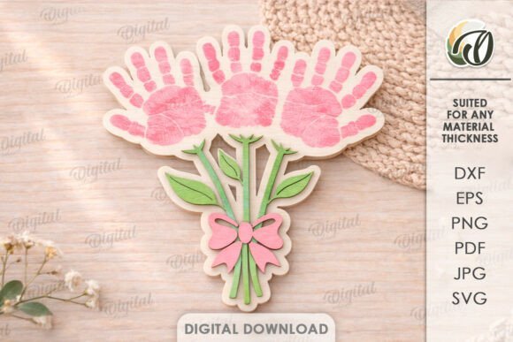 3D Mothers Day Gift Laser 144927428 Creativo Digital